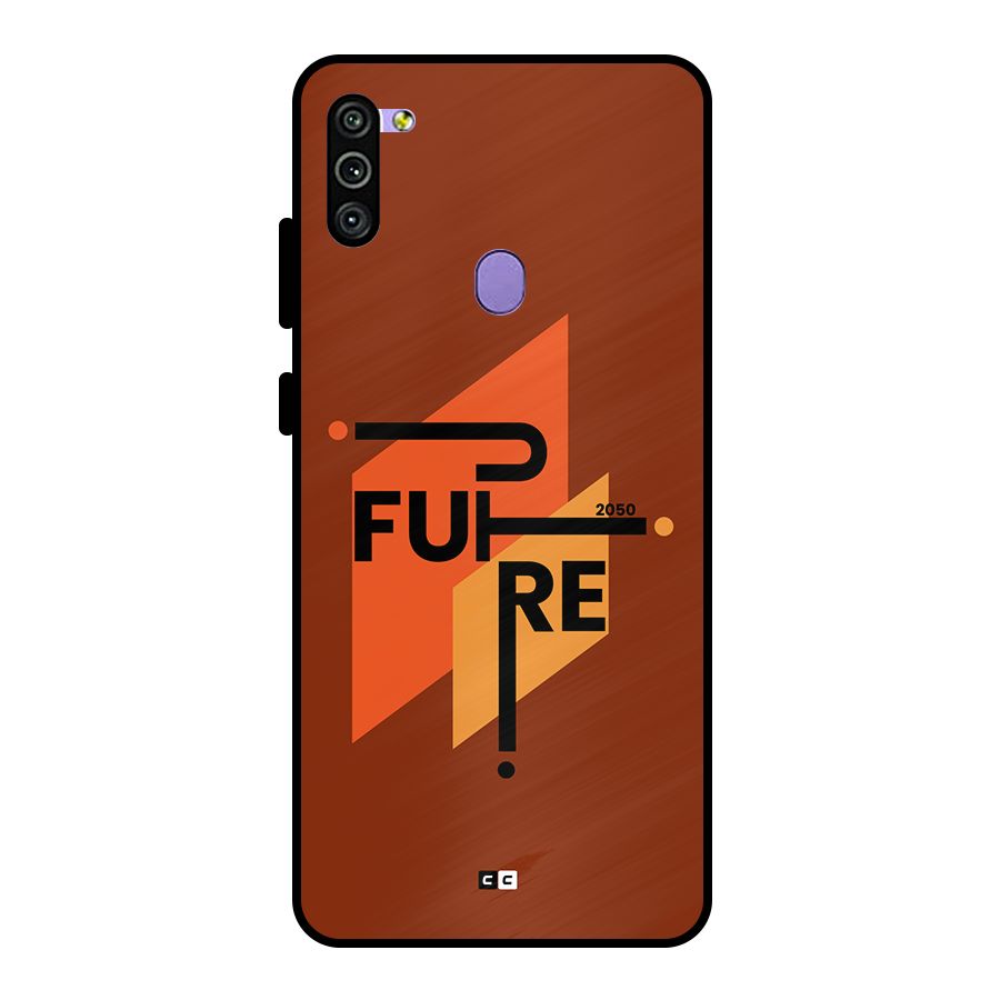 illustrative Future Metal Back Case for Galaxy M11