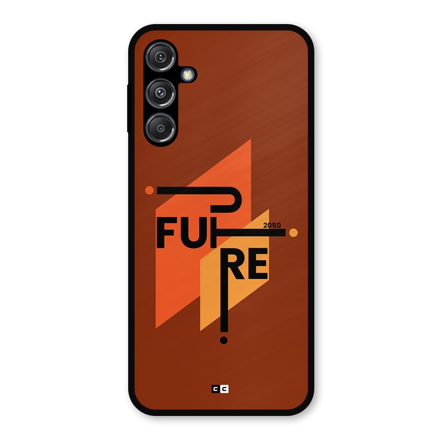 illustrative Future Metal Back Case for Galaxy M34 5G