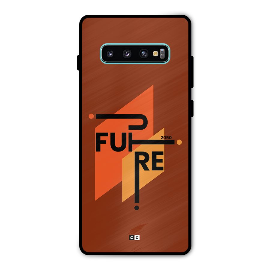 illustrative Future Metal Back Case for Galaxy S10 Plus