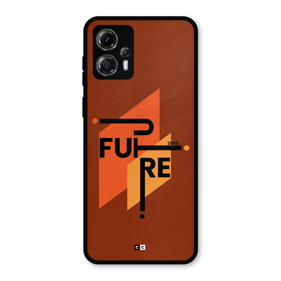 illustrative Future Metal Back Case for Moto G13