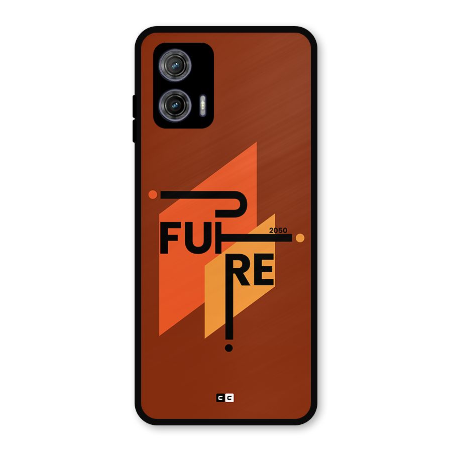 illustrative Future Metal Back Case for Moto G73