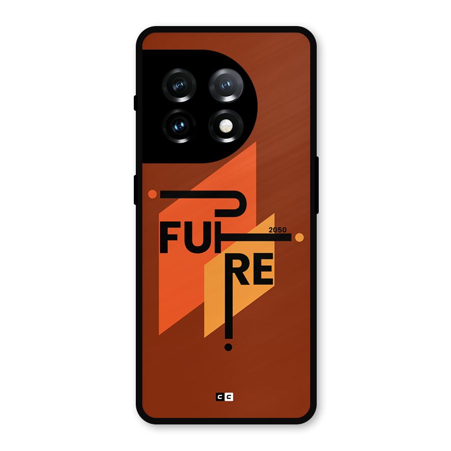 illustrative Future Metal Back Case for OnePlus 11