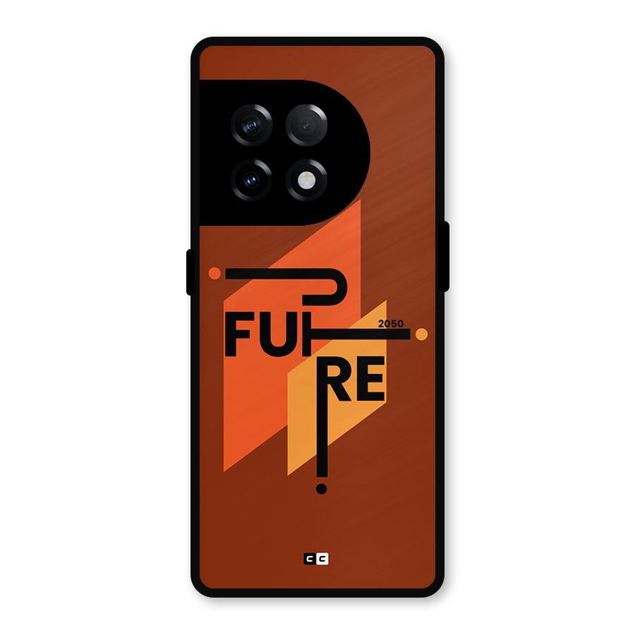 illustrative Future Metal Back Case for OnePlus 11R