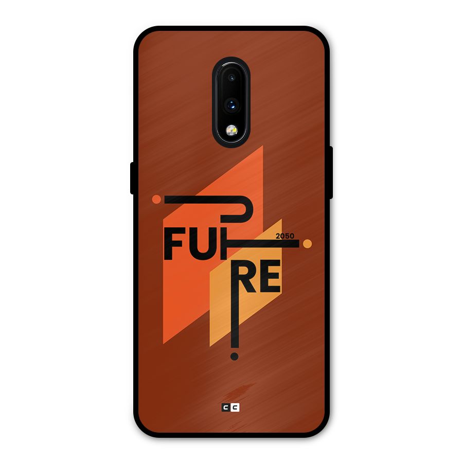 illustrative Future Metal Back Case for OnePlus 7