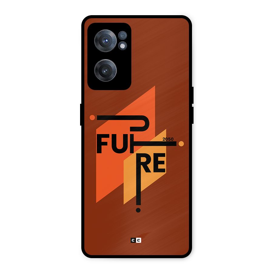 illustrative Future Metal Back Case for OnePlus Nord CE 2 5G