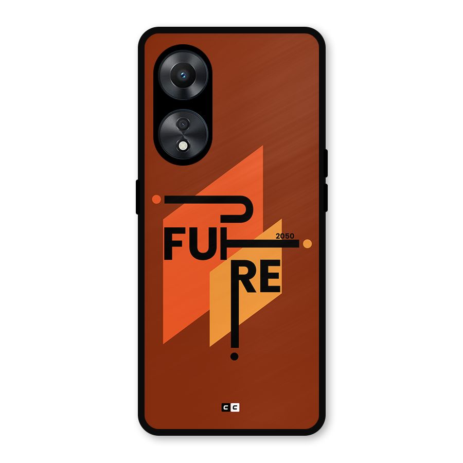 illustrative Future Metal Back Case for Oppo A78
