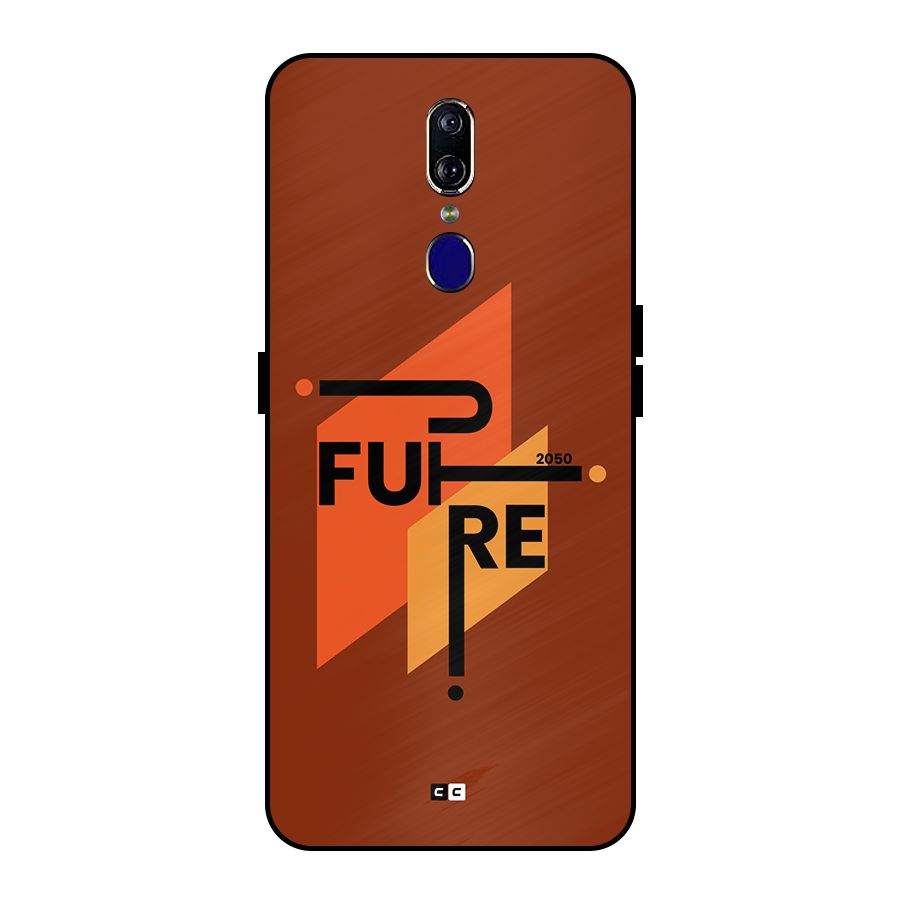 illustrative Future Metal Back Case for Oppo F11