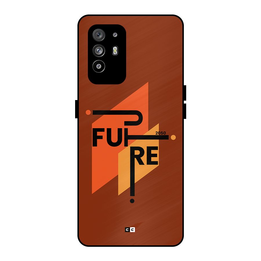 illustrative Future Metal Back Case for Oppo F19 Pro Plus 5G