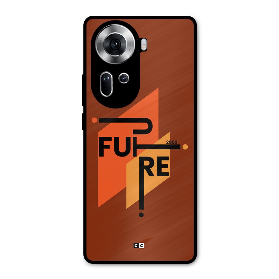illustrative Future Metal Back Case for Oppo Reno11 5G