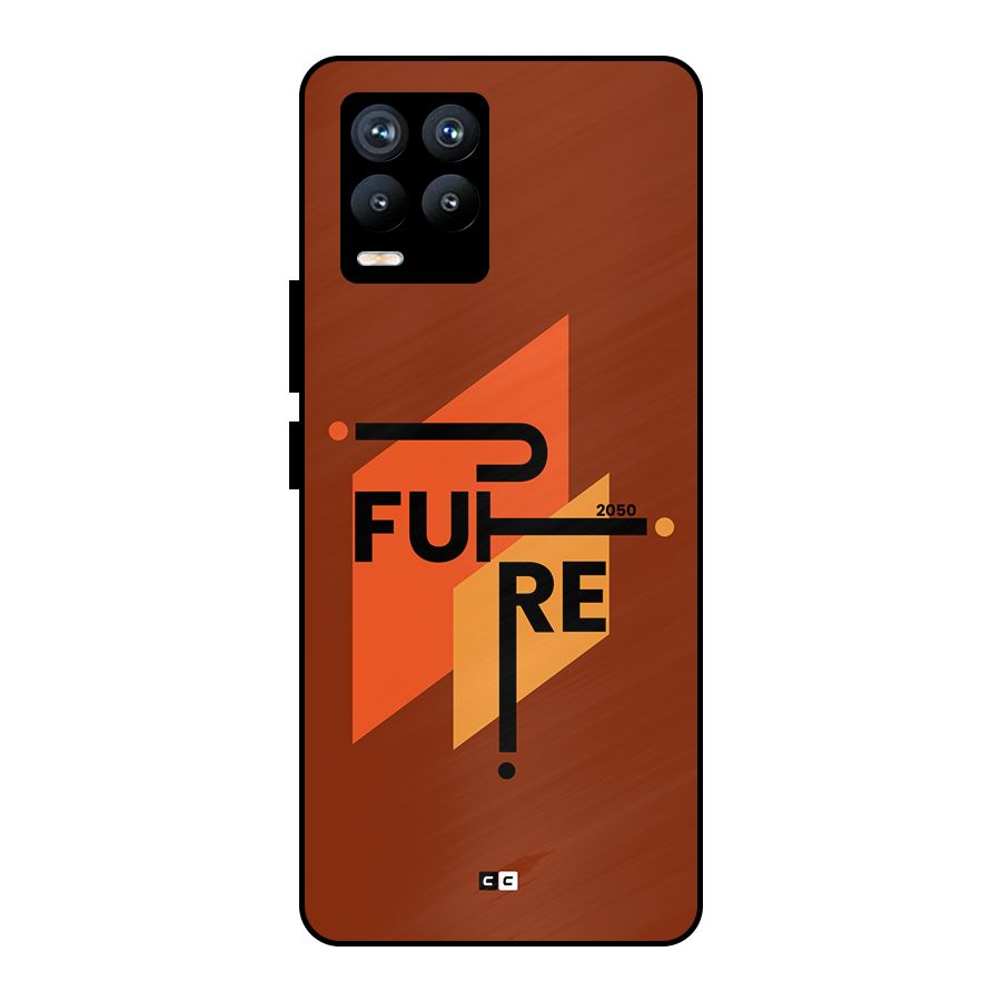 illustrative Future Metal Back Case for Realme 8