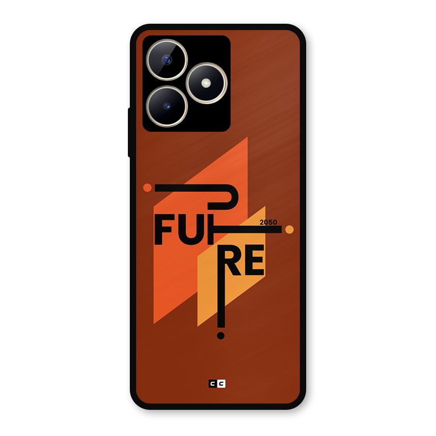 illustrative Future Metal Back Case for Realme C53