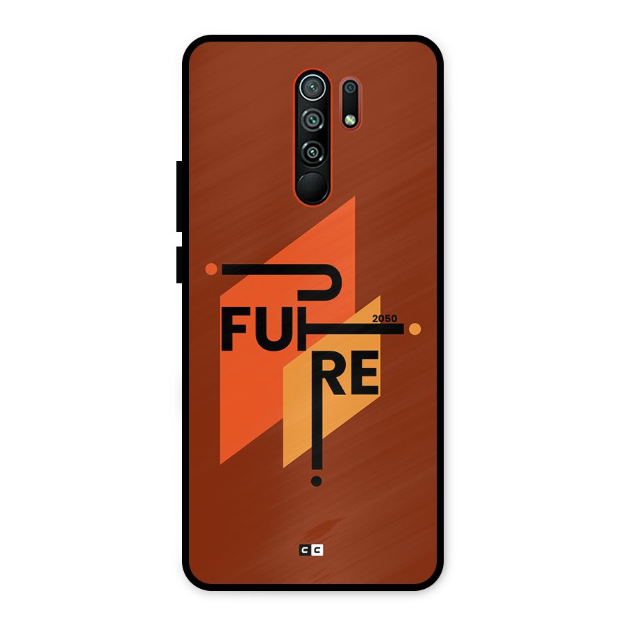 illustrative Future Metal Back Case for Redmi 9 Prime