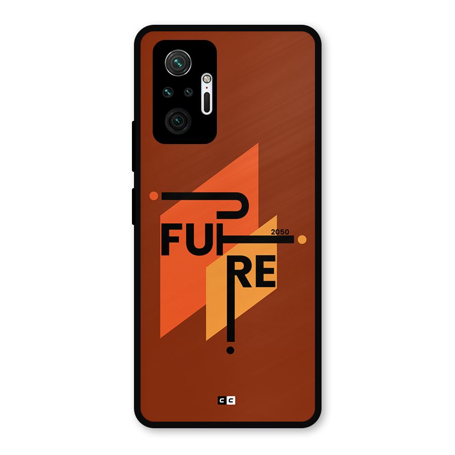 illustrative Future Metal Back Case for Redmi Note 10 Pro Max