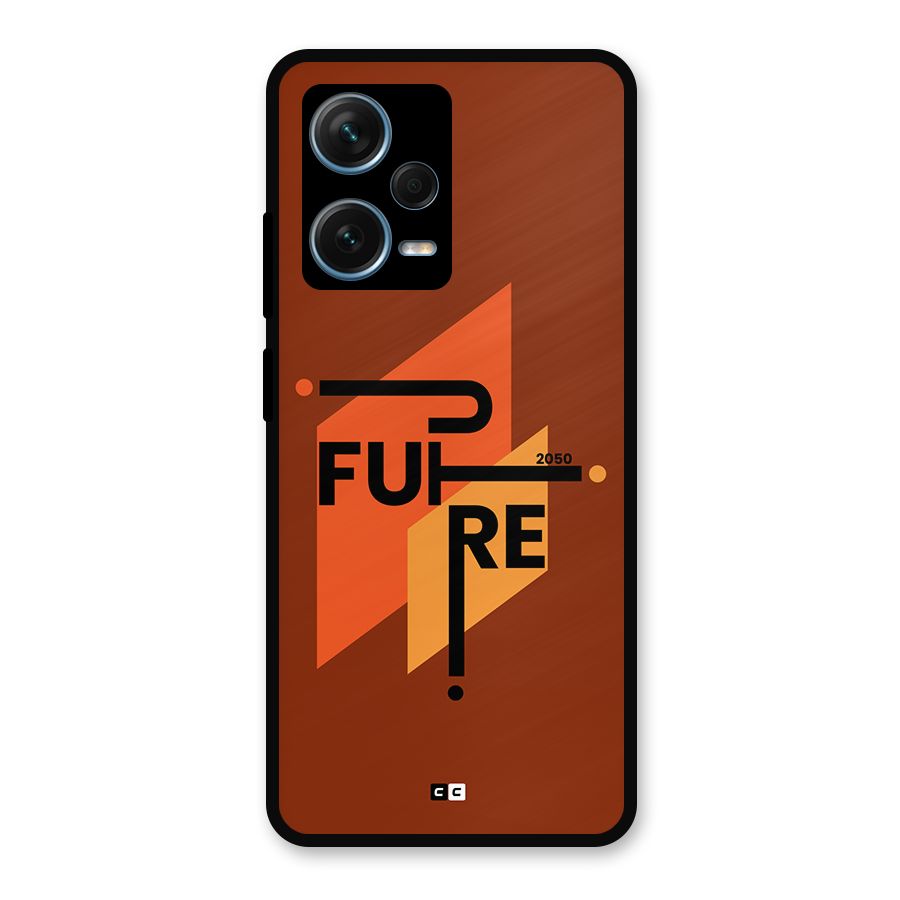 illustrative Future Metal Back Case for Redmi Note 12 Pro Plus 5G