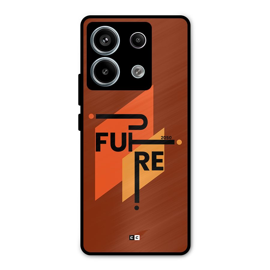 illustrative Future Metal Back Case for Redmi Note 13 Pro 5G