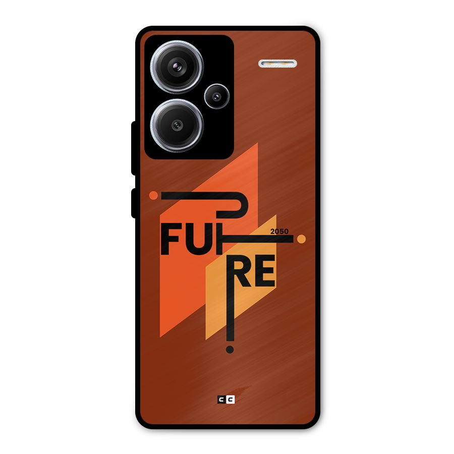illustrative Future Metal Back Case for Redmi Note 13 Pro Plus
