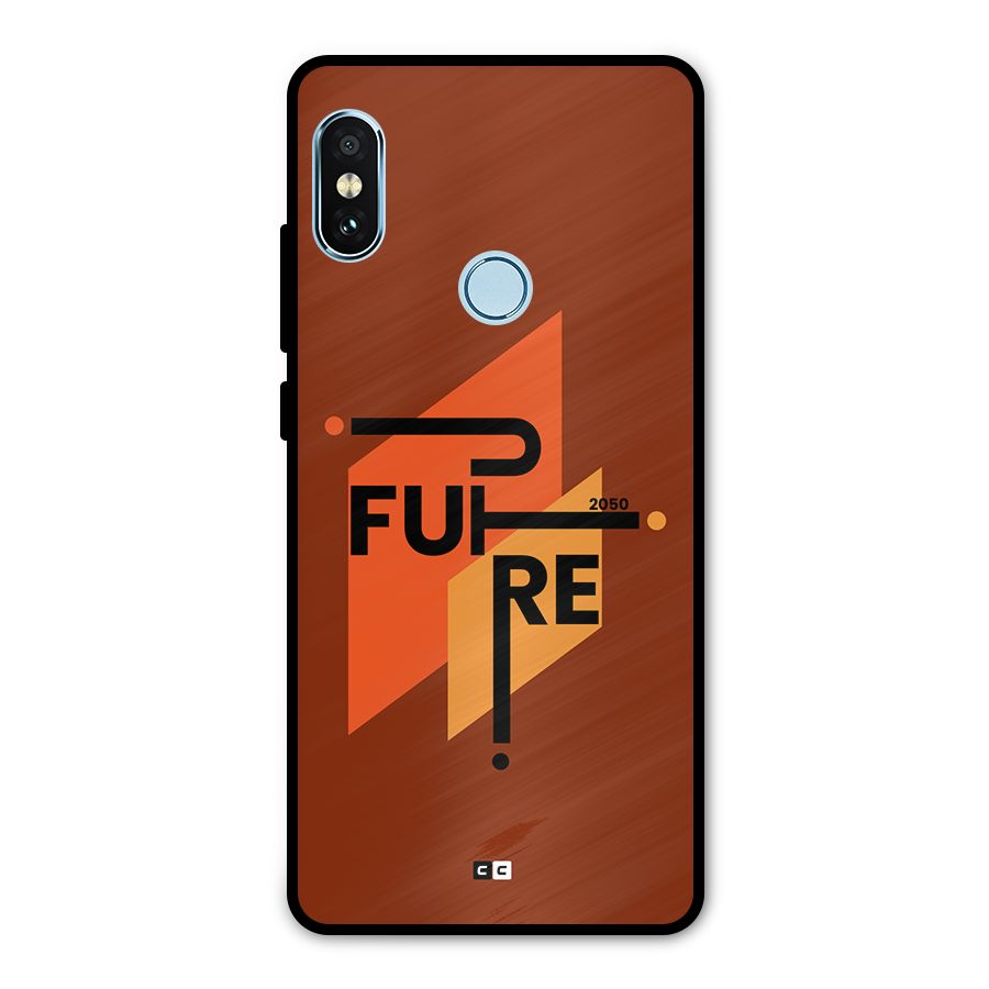 illustrative Future Metal Back Case for Redmi Note 5 Pro