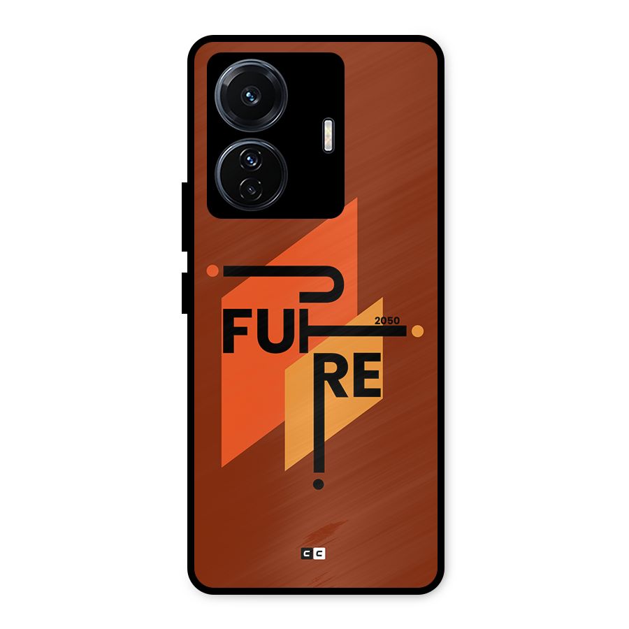 illustrative Future Metal Back Case for Vivo T1 Pro