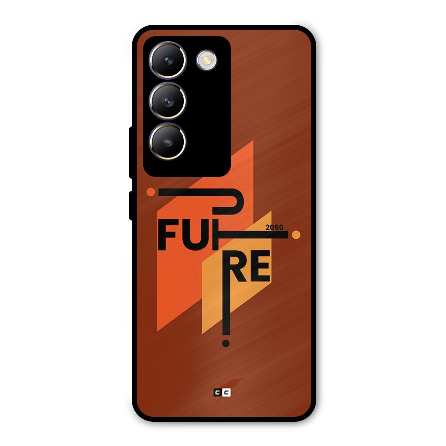 illustrative Future Metal Back Case for Vivo T3 5G