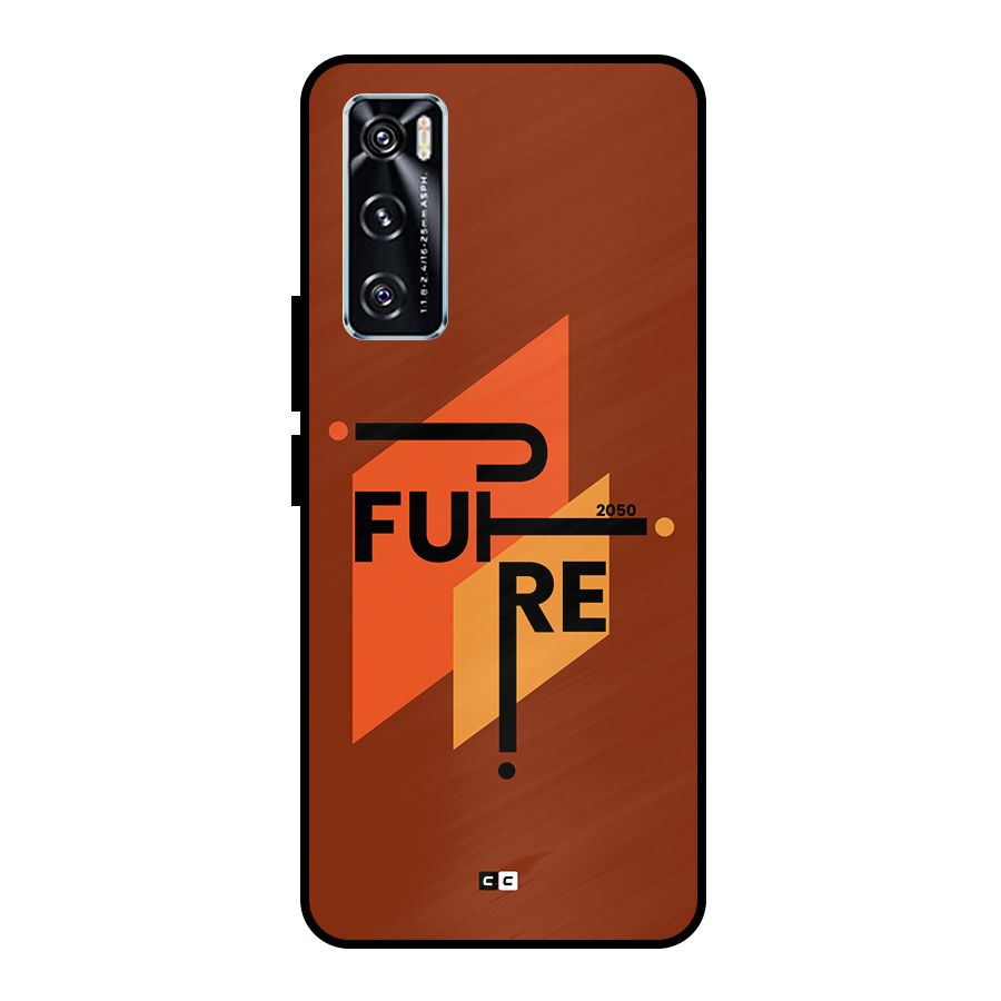 illustrative Future Metal Back Case for Vivo V20 SE