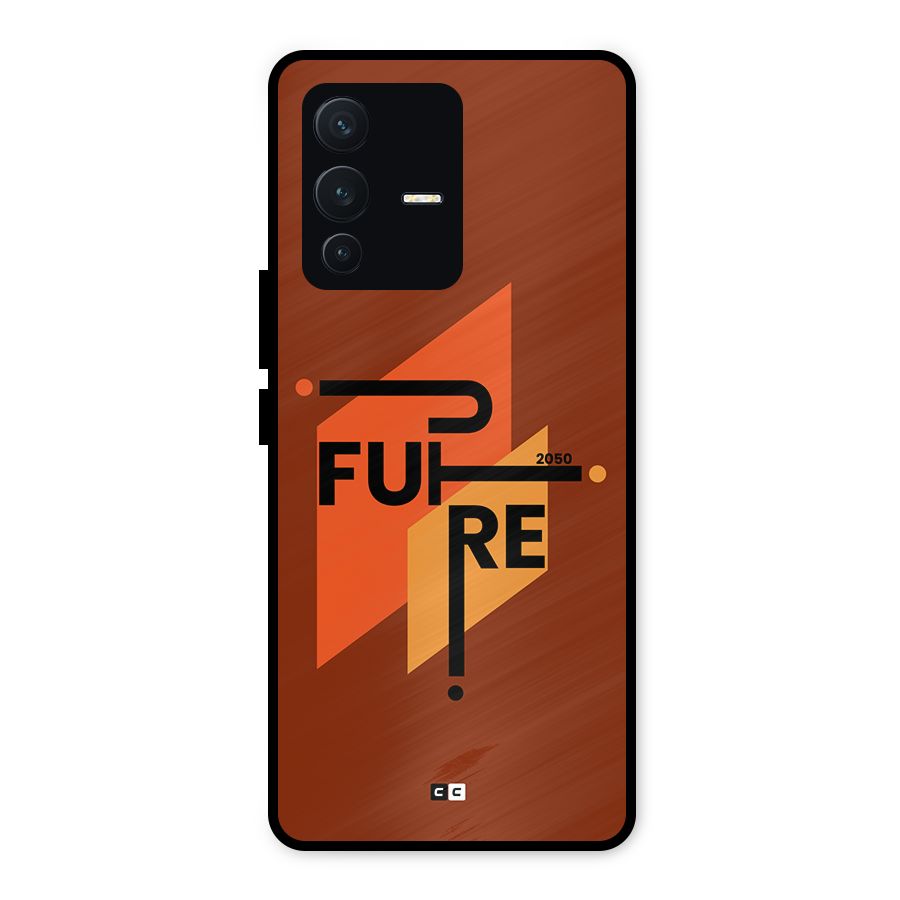 illustrative Future Metal Back Case for Vivo V23 5G
