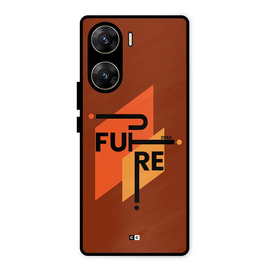 illustrative Future Metal Back Case for Vivo V29e