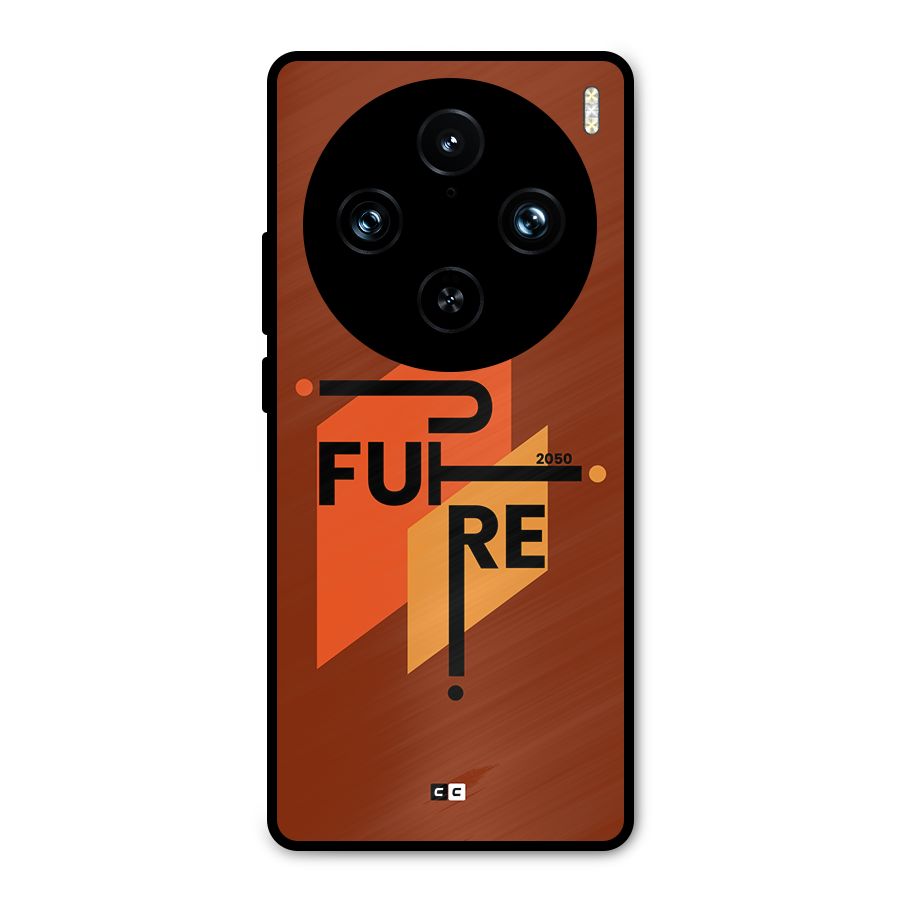 illustrative Future Metal Back Case for Vivo X100 Pro