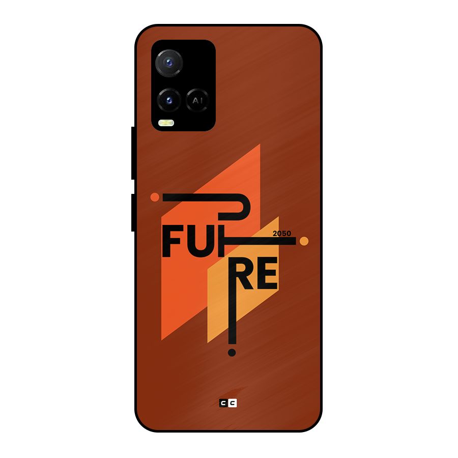 illustrative Future Metal Back Case for Vivo Y33s