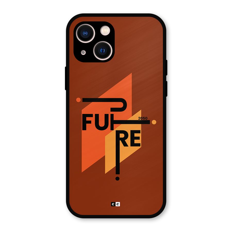 illustrative Future Metal Back Case for iPhone 13