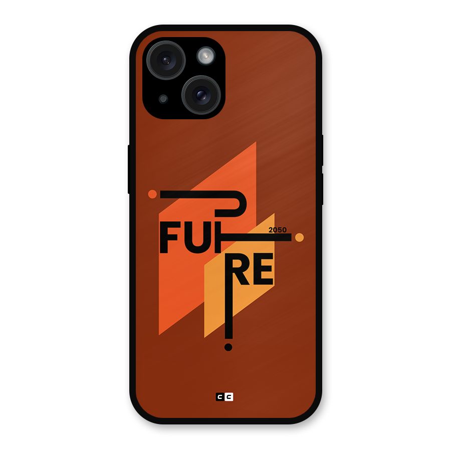 illustrative Future Metal Back Case for iPhone 15