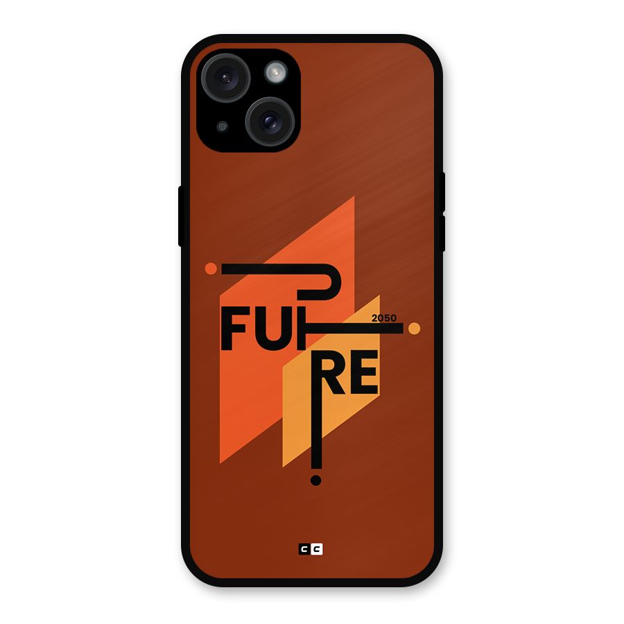illustrative Future Metal Back Case for iPhone 15 Plus