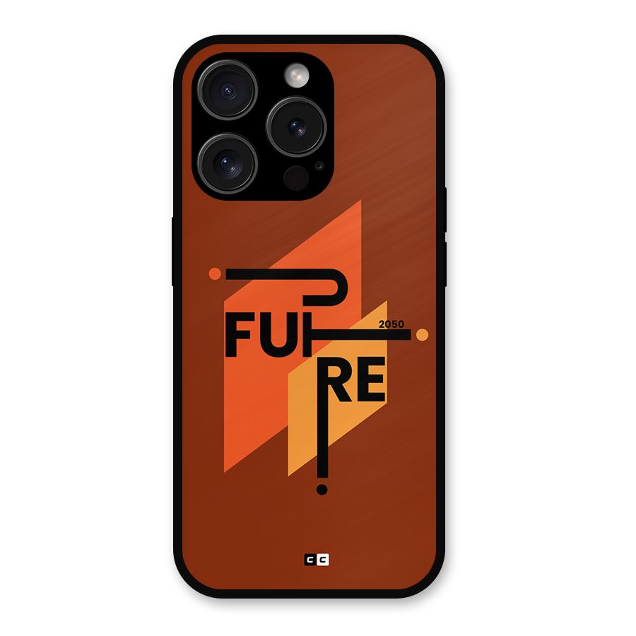 illustrative Future Metal Back Case for iPhone 15 Pro