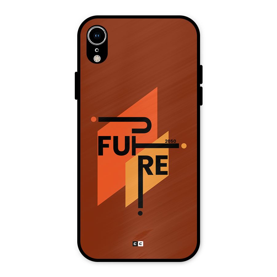 illustrative Future Metal Back Case for iPhone XR
