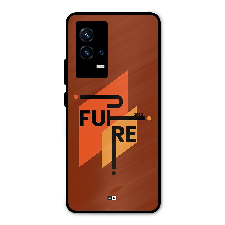illustrative Future Metal Back Case for iQOO 9 5G