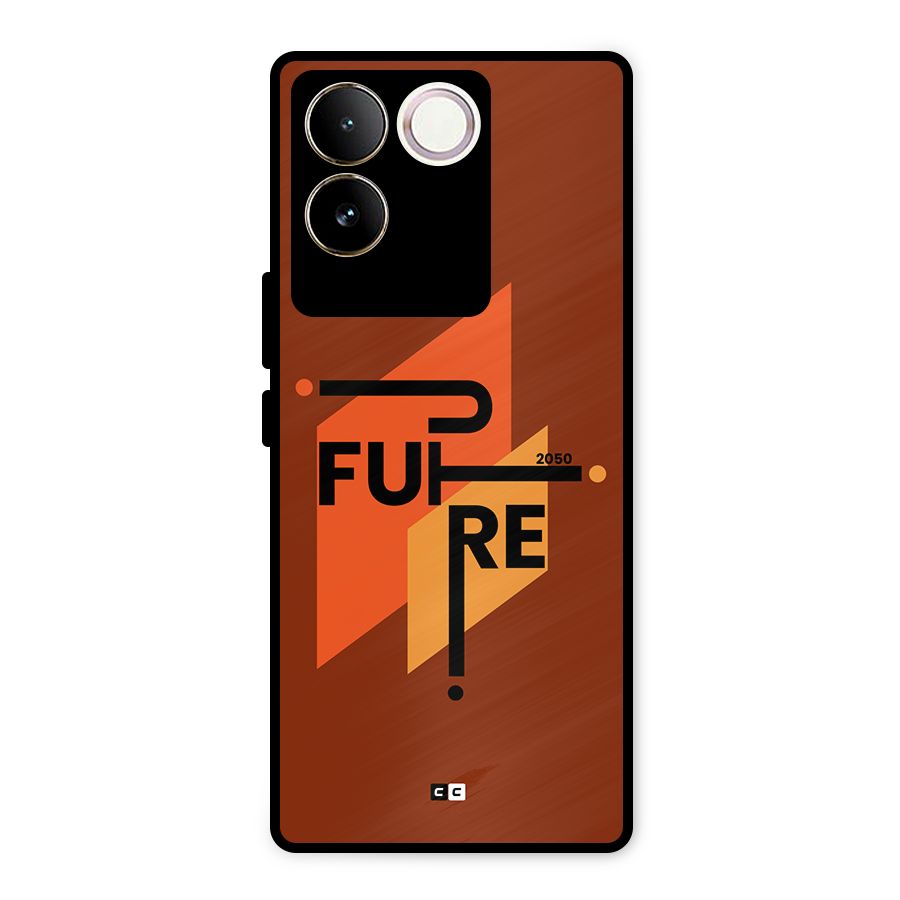 illustrative Future Metal Back Case for iQOO Z7 Pro