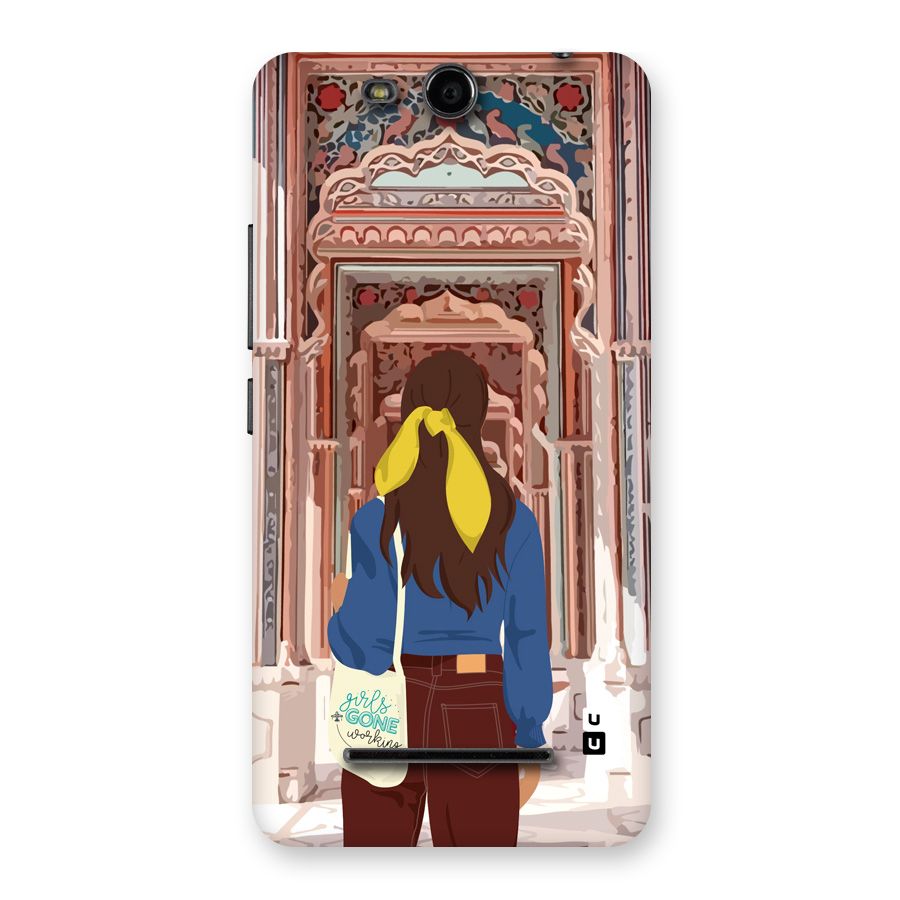 wonderful Girl Back Case for Canvas Juice 3 Q392
