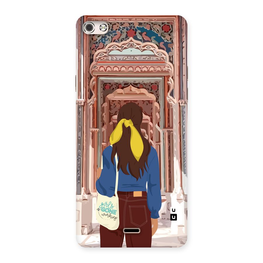 wonderful Girl Back Case for Canvas Silver 5