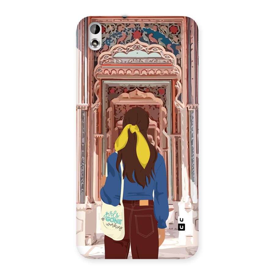 wonderful Girl Back Case for Desire 816g