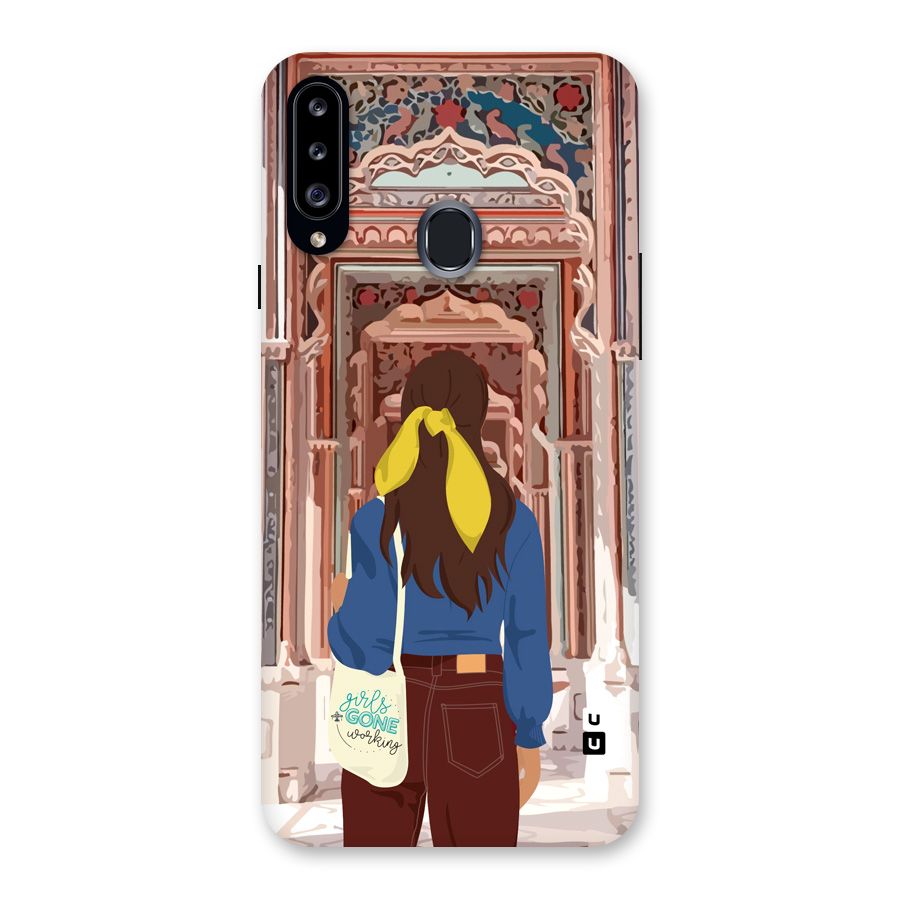 wonderful Girl Back Case for Galaxy A20s