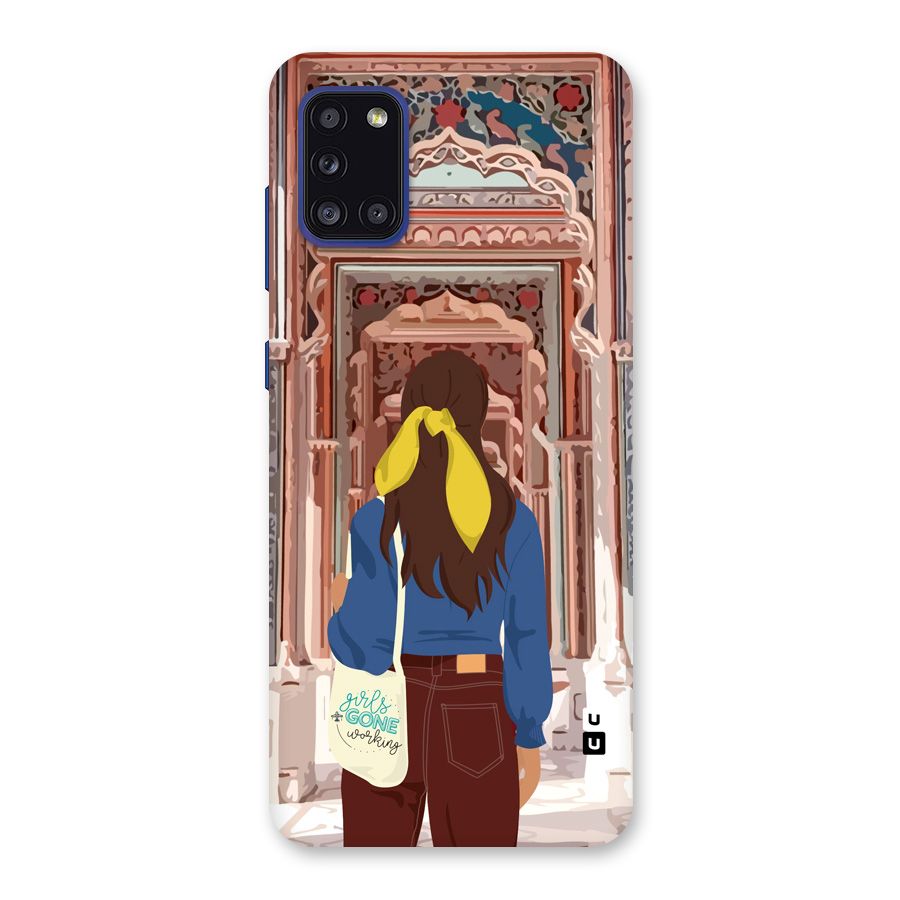 wonderful Girl Back Case for Galaxy A31