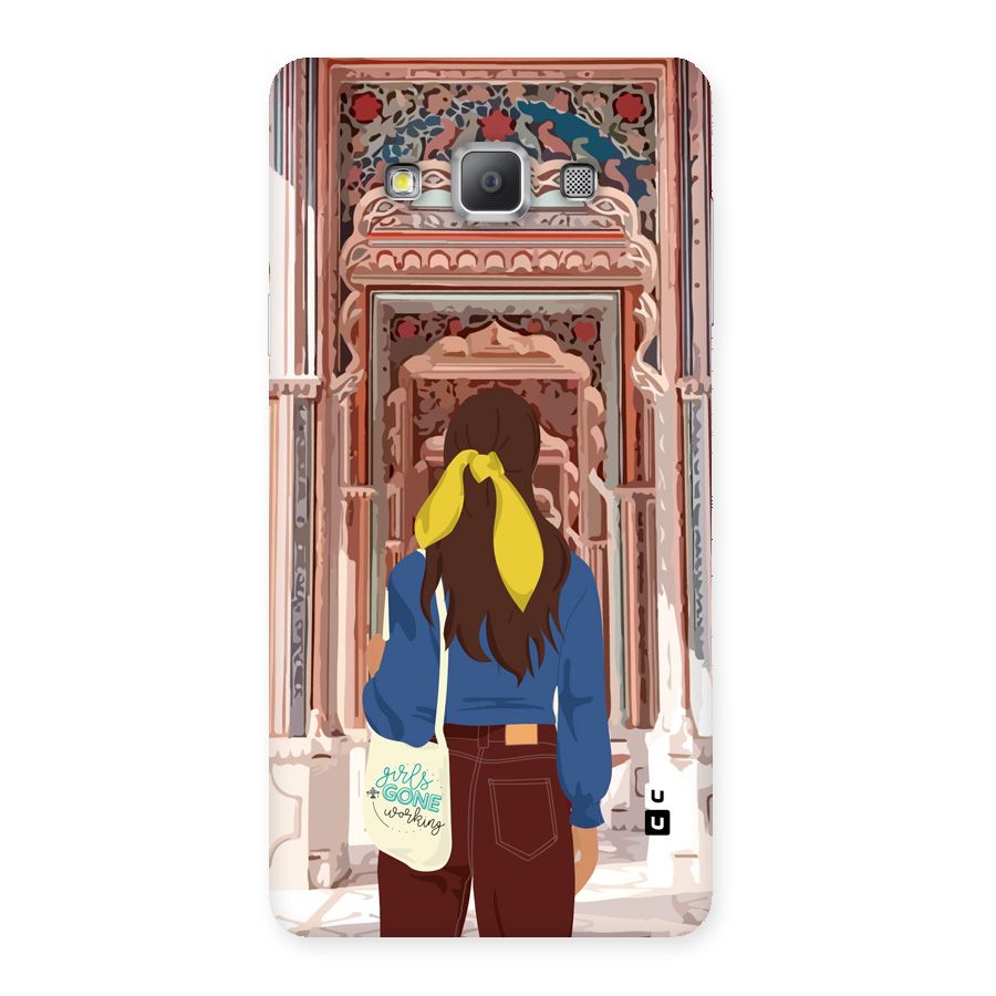 wonderful Girl Back Case for Galaxy A7