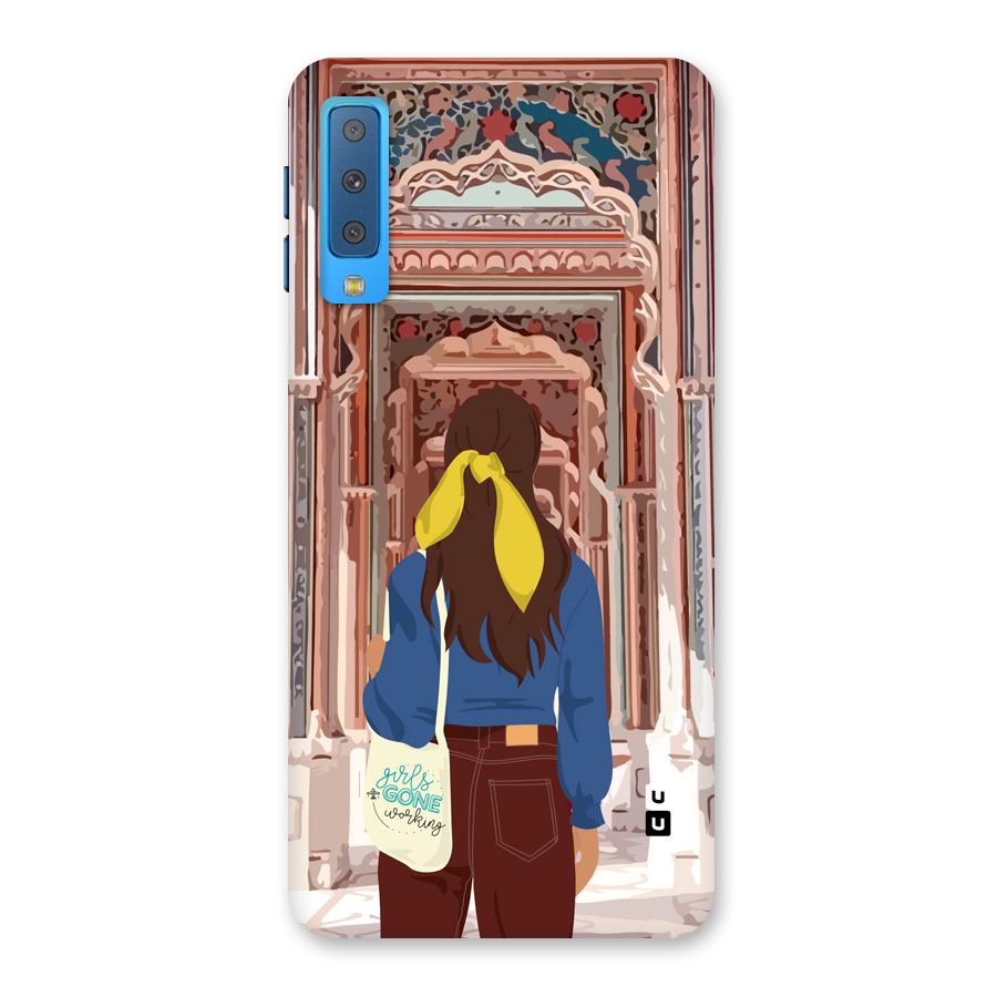 wonderful Girl Back Case for Galaxy A7 (2018)