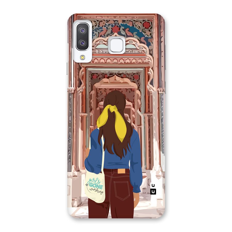 wonderful Girl Back Case for Galaxy A8 Star