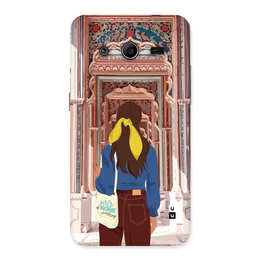 wonderful Girl Back Case for Galaxy Core 2
