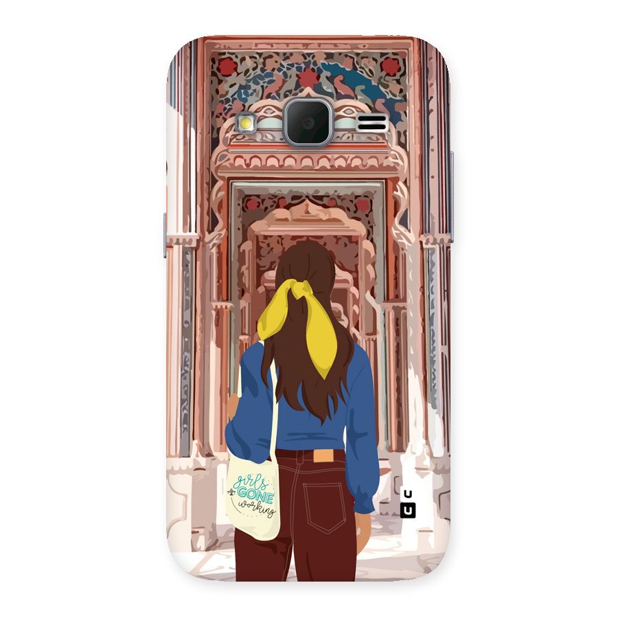 wonderful Girl Back Case for Galaxy Core Prime