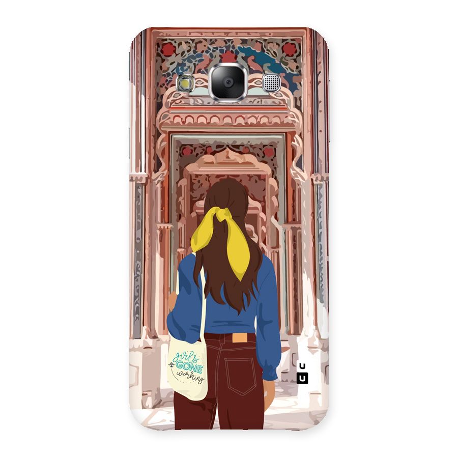wonderful Girl Back Case for Galaxy E5