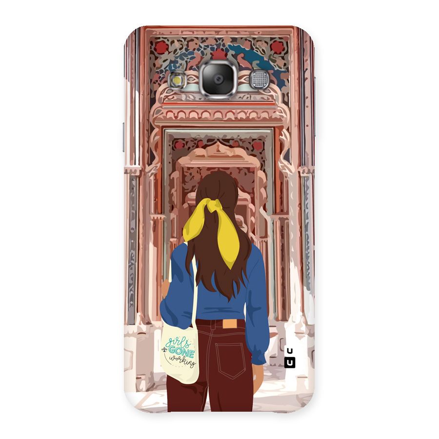 wonderful Girl Back Case for Galaxy E7