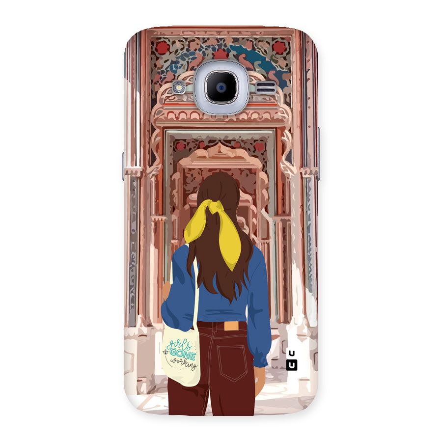 wonderful Girl Back Case for Galaxy J2 Pro