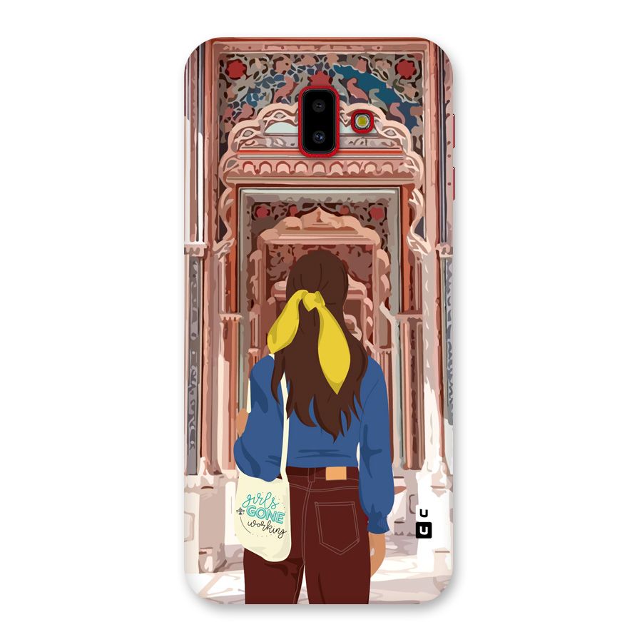 wonderful Girl Back Case for Galaxy J6 Plus