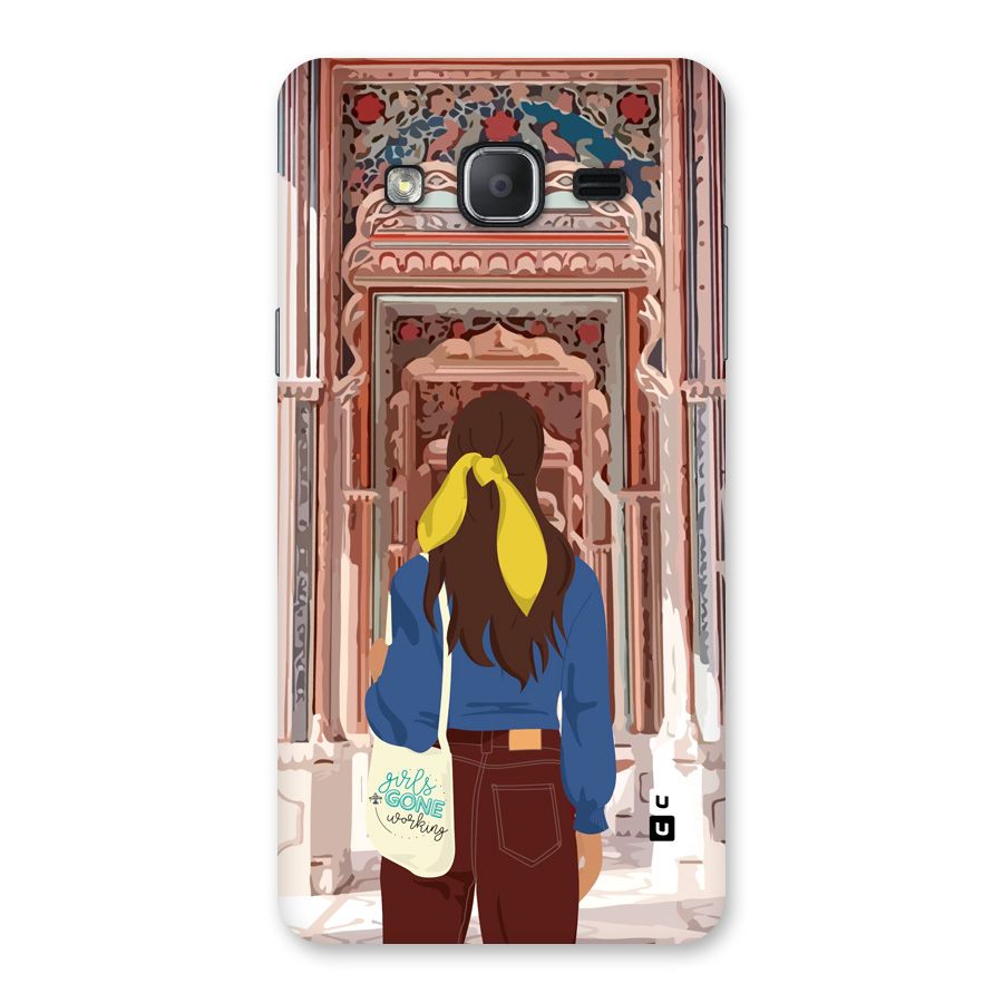 wonderful Girl Back Case for Galaxy On7 2015